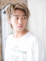 モッズヘア メン 上尾東口店(mod's hair men)&nbsp;≪mod's men≫ワイルドアップバングのハイライト・ネオウルフJ