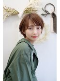 前髪カール/ネオシースルーバング/くびれボブ［銀座駅］