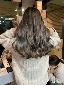 ラフ(LAFF) #黒髪#ボブルフ#ネビージュ#小顔#ワンレン