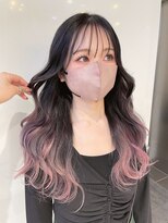 アライブ ハラジュク(ALIVE harajuku) 【Rikuto限定】バレイヤージュ　シャドールーツ　エンドカラー