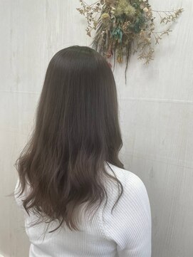 プランタン(Printemps) 韓国ウェーブブリーチなし大人可愛いワンカールレイヤーロング