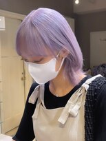 ベレーザ 渋谷(BELEZA)&nbsp;ba1557ホワイトラベンダーコリアンスタイルブリーチオンカラー