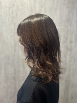 テトテ 門戸厄神店(tetote) 【tetote村山サロンスタイル】ユルウェーブセミディ