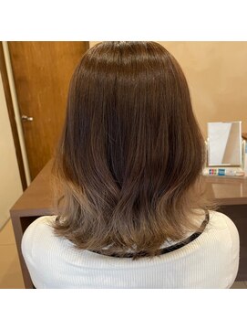 カノエ 宇部小串店(canoe) 裾カラー//髪質改善縮毛矯正/髪質改善/韓国風/韓国ヘア