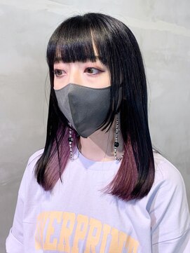 アイティーバイアルバム 八王子店(IT by ALBUM) インナーバイオレットピンク_ショコラアッシュ_ba410391