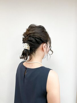 トップヘアー 玉島店(TOP HAIR) 《TOPHAIR 玉島店/ ベリー》編みおろしアレンジ