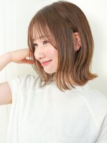 ルエ(rue)&nbsp;大人可愛い20代30代40代小顔ウルフレイヤーボブ丸みショートボブ