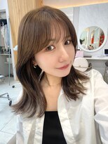 アフロートリノ(AFLOAT Leino)&nbsp;小顔ヘルシーレイヤースタイル透明感カラー【修】20代30代40代