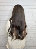 脱白髪染め×グレージュ