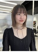 韓国風タッセルボブ【佐々木麻衣】