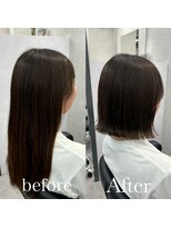 ヘアサロン ドットプラス 町田店(dot. plus)&nbsp;【三輪 紗弓】ばっさりボブ