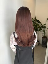 ライリー(riley)&nbsp;ピンクブラウン×くびれヘア【透明感カラー/岡崎】