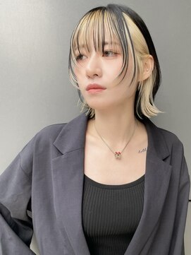 トルネード(TORNADO) ウルフボブ イヤリングインナーカラー フェイスレイヤーA1220