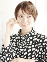 ヘアメイク ナル(hair make nalu)&nbsp;シャープラインのナチュラルショートスタイル