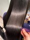 ヘアーメイクオズ(hair make O/S)の写真/ブリーチやダメージ毛でも縮毛矯正が出来る◎思わず触れたくなる最高級『メテオストレート』☆