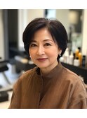 大人ショート50代【松戸#五香#白髪染め#カラー専門店】