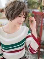 カバーヘア ブリス 川口(COVER HAIR bliss)&nbsp;細めハイライト小顔透け感フェザーショートc6川口20代30代40代