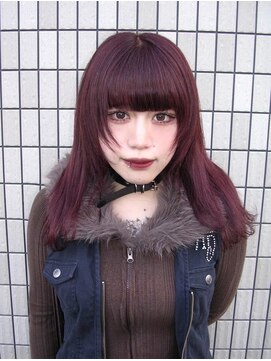 アルレン(Allen) 姫カットレイヤー　チェリーレッド　宇都宮