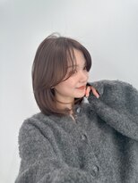 ヘルシー韓国レイヤー　似合わせ顔周りカット顔まわりレイヤー