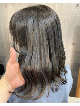 アリアツイン バイ エクラート 池袋西口店(ARiA TWiN by ECLART) ダークグレージュ[髪質改善][縮毛矯正]