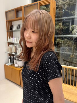 ルーイ(LOUIE) coral orange × beige