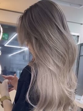 ラキング ギンザ トウキョウ(LAKING GINZA) くびれヘア/アプリコットオレンジ/夏/ハイライトカラー[銀座駅]