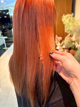 アッド バイ ケーツー(add by K-two) 【篠原】マンダリンオレンジ/ロング/髪質改善