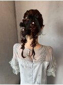 ◎ダブルカラー韓国ヘアー顔周りレイヤーおくれ毛ボブ長岡/宮関