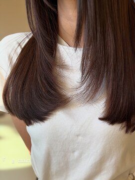 メイン(『　　』main) レイヤー×ブラウンベージュ