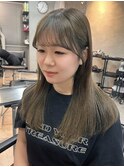ブリーチなしダブルカラー/韓国/顔まわり/レイヤー/東久留米