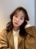 リベルタ 下北沢(liberta) 透けバングxゆるウェーブくびれミディ