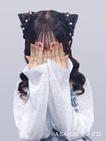 アールエーサロンモノクロ 秋葉原(RA SALON モノクロ) 【推し活ヘアメ】立体猫耳ヘア