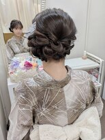 京都ヘアセット着付け専門サロン 夢館 五条店(yumeyakata)&nbsp;ツイストサイドアップ