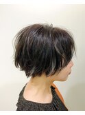 ◎暗髪透明感ショート