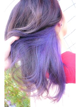 トップス TOPS パープルインナーカラー