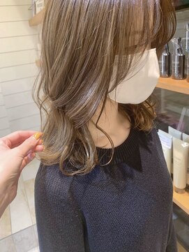 ネオリーブ アンド 渋谷店(Neolive &) 【neolive&】透け感ハイライトグレーベージュ