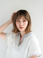 ジュール 新宿(Joule)&nbsp;オフィスヘア/エアリーミディ/ショートパーマ/ホワイトアッシュ