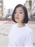 ニューヨーカーワンレングス×内巻きボブ