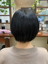 ヘアークリアー 獨協大学前店 インナーオレンジ×ショートボブ
