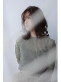 【HANABUSA中室昌美】うる艶髪の大人ボブパーマ