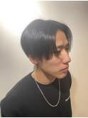 センターパート ストレート