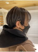 メリハリハイライト×ショートボブ 【EIGHT新宿】