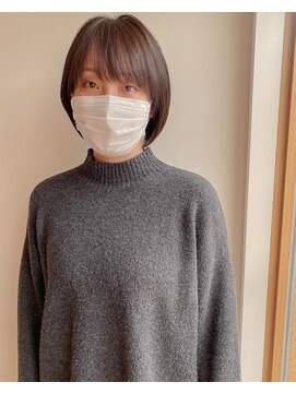 ツイギー 宮西店(TWiGGY) 美フォルムなボブとショートの中間スタイル