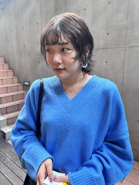 ジェノ(JENO by apish) 前髪/マチルダボブ/ピンクベージュ/ウルフ/インナーグレージュ