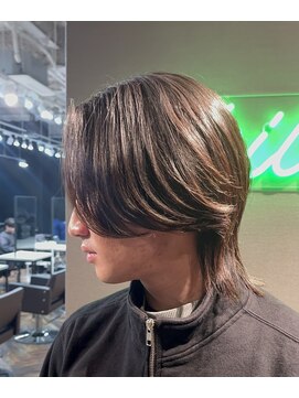 スキル(SKILL) 【SKILL】ツーブロック刈り上げショートメンズパーマハイライト