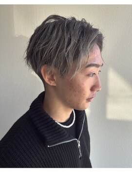 ゴットフロー(GOTTO FLOW) センターパート/グラデーション/アッシュ