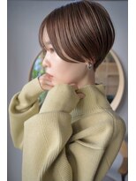 スー(suu)&nbsp;マッシュショート前髪長めハンサムショート刈り上げショート