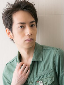 モッズヘア メン 新所沢店(mod's hair men) パーマで好感度ＵＰなかき上げアッシュオリーブヘアa新所沢