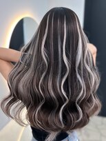 ラピス 福岡天神店(Lapis)&nbsp;アッシュブラウン×エクステハイライト