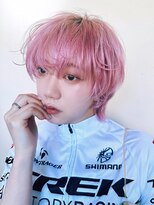 アルバム 銀座(ALBUM GINZA)&nbsp;ピンクヘアーボブルフ秋色ワンレン_49667